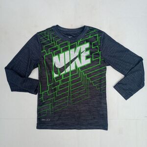XS Size 3-4 Years Nike Dri-Fit Kids Long Sleeve Tee Athletic Shirt